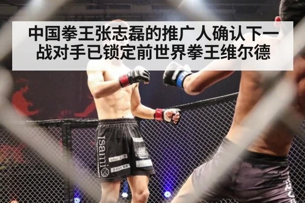 中国拳王张志磊的推广人确认下一战对手已锁定前世界拳王维尔德